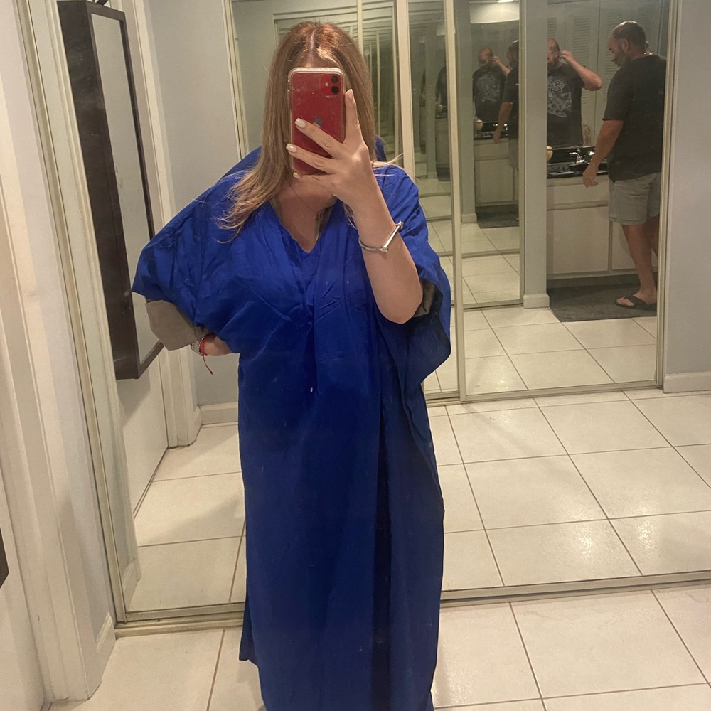 Resort Wear from ” Dubai “ Royal Blue Kimono
